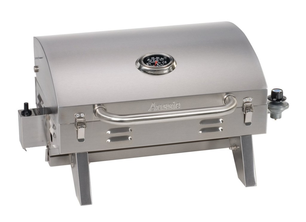 Portable Gas Grill Review Aussie 205 Stainless Steel Tabletop Gas Grill